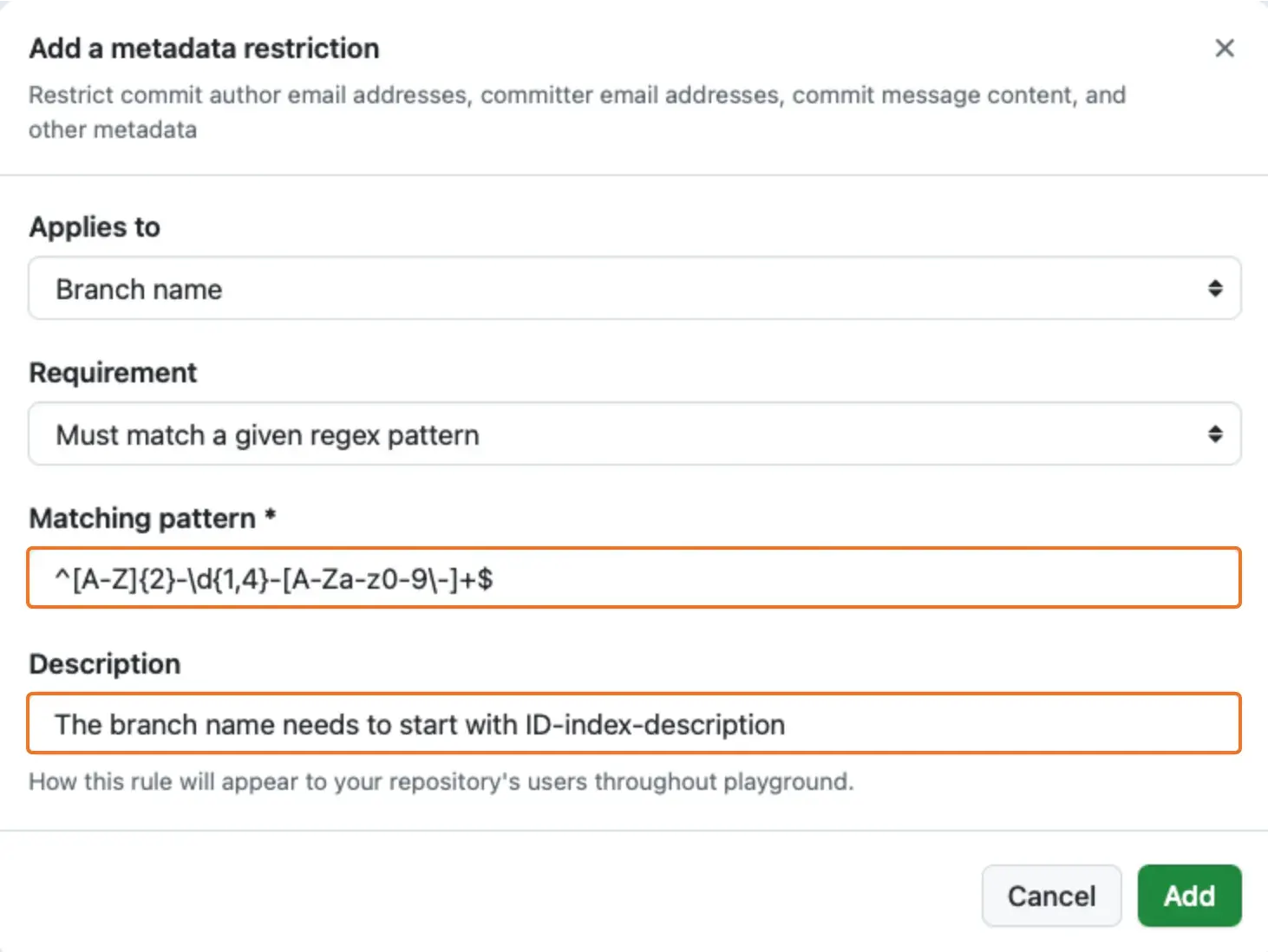 GitHub Branch Rulesets
