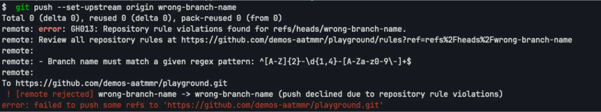 GitHub Branch Rulesets