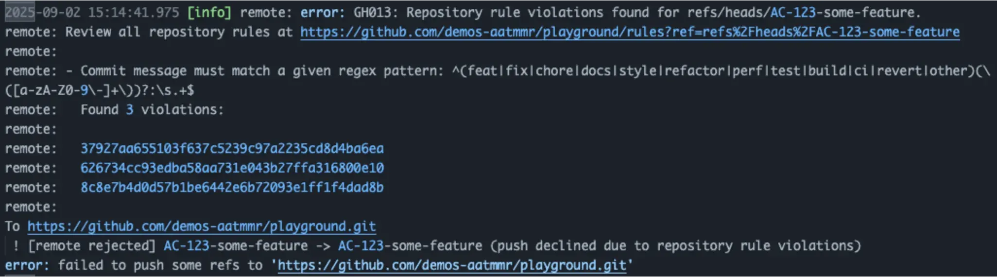GitHub Branch Rulesets